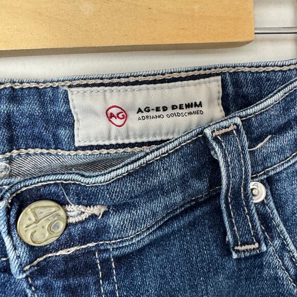 Adriano Goldschmied The Prima Ankle Cigarette Mid-Rise Jeans Size 31R - Picture 4 of 13